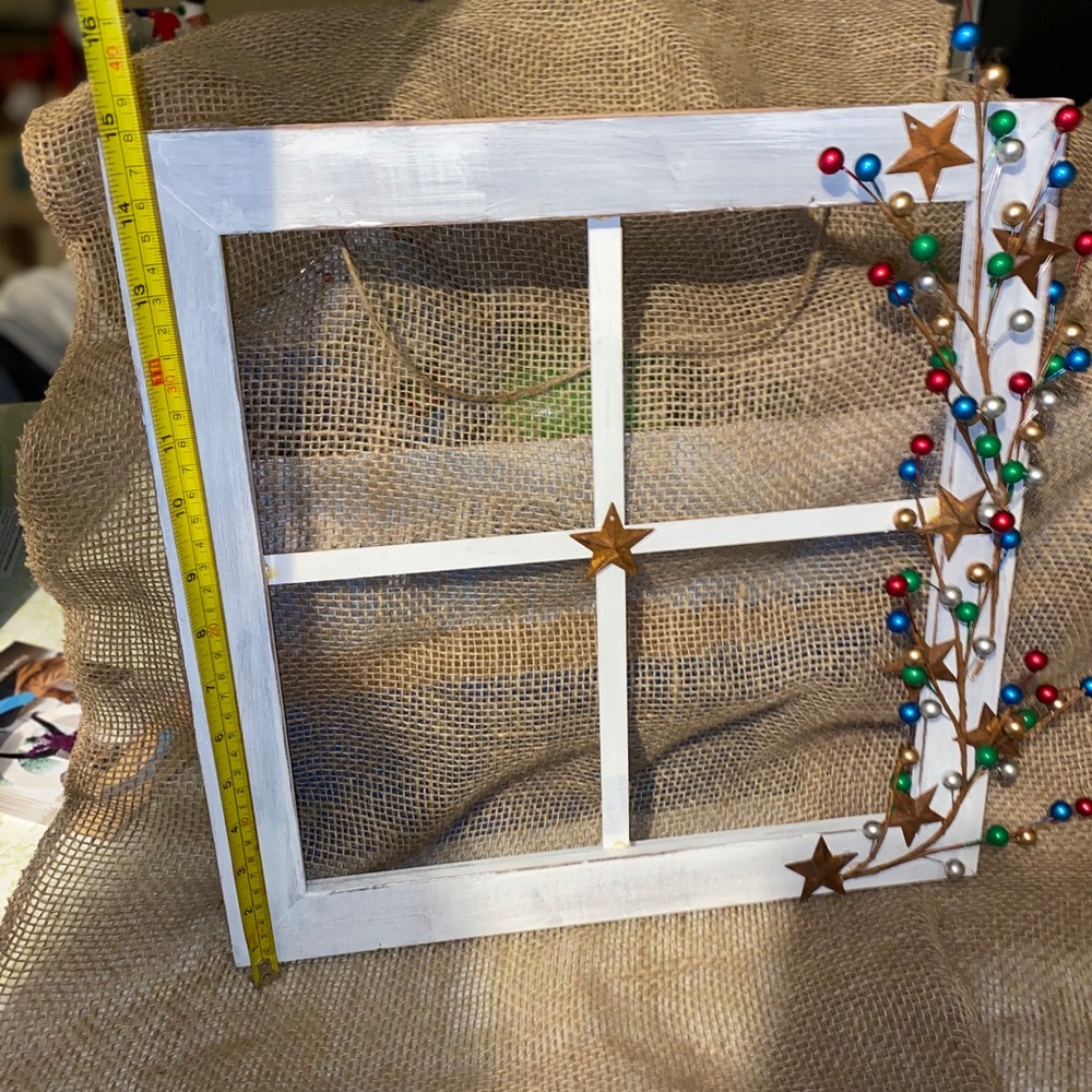 Rustic Window Frame Decor - Picture 3 of 4